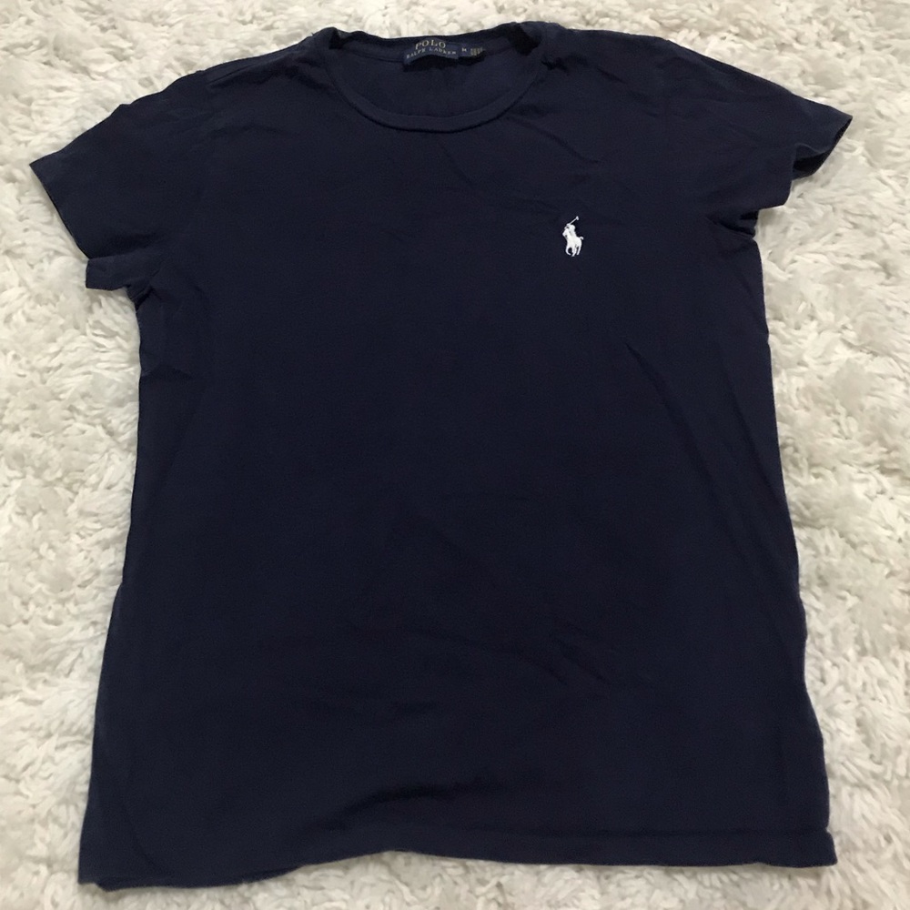 NAVY BLUE POLO RALPH LAUREN T SHIRT